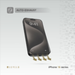 Levelo 3D Resin Glue High Silicone Aluminum Glass Screen Protector for iPhone 16 Series - Privacy