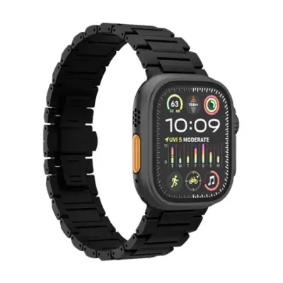 Levelo Aerio Titanium Watch Strap for Apple Watch 49/46mm