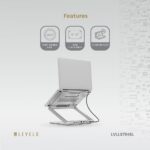 Levelo AeroLink Laptop Stand With Built-In Portable 7 In 1 Hub