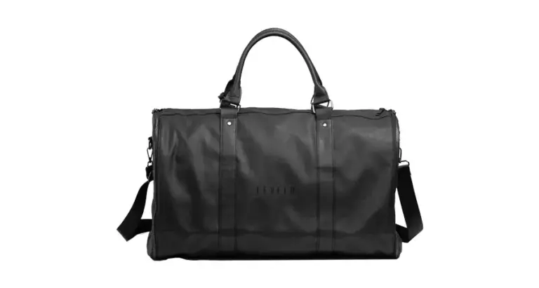 Levelo AllinStyle Saffiano Leather Travel Duffle Bag
