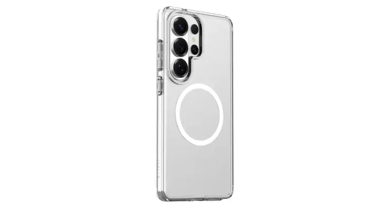 Levelo Allure MagSafe PC Hard Case for S26 Ultra - Transparent