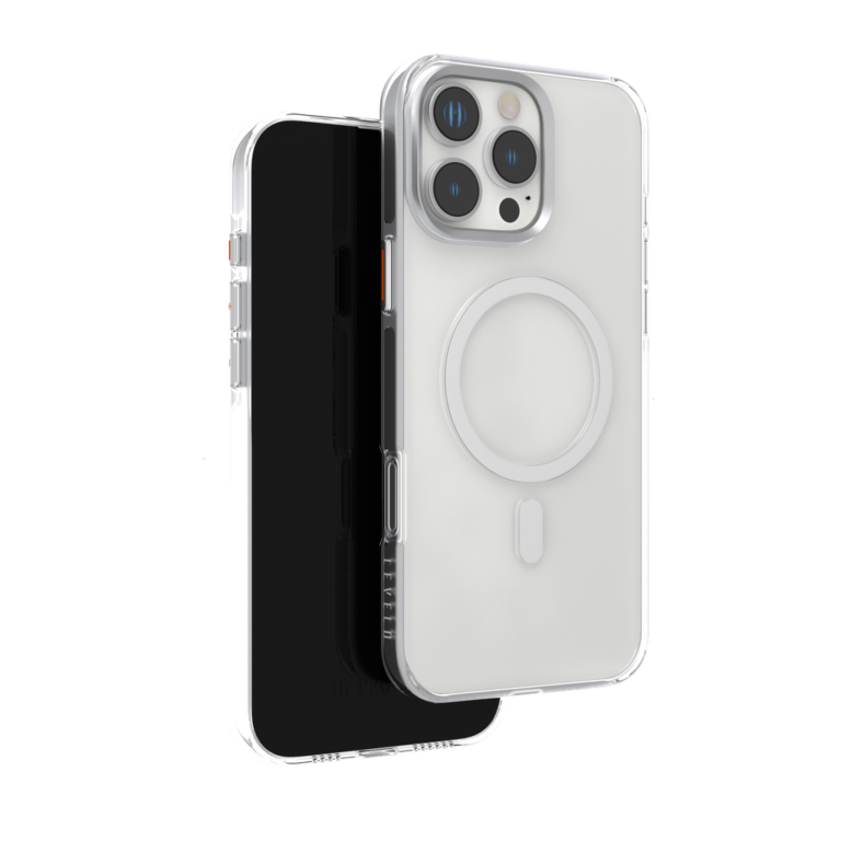 Levelo Allure PC Hard Case For iPhone 16 Pro Max / Pro - Clear