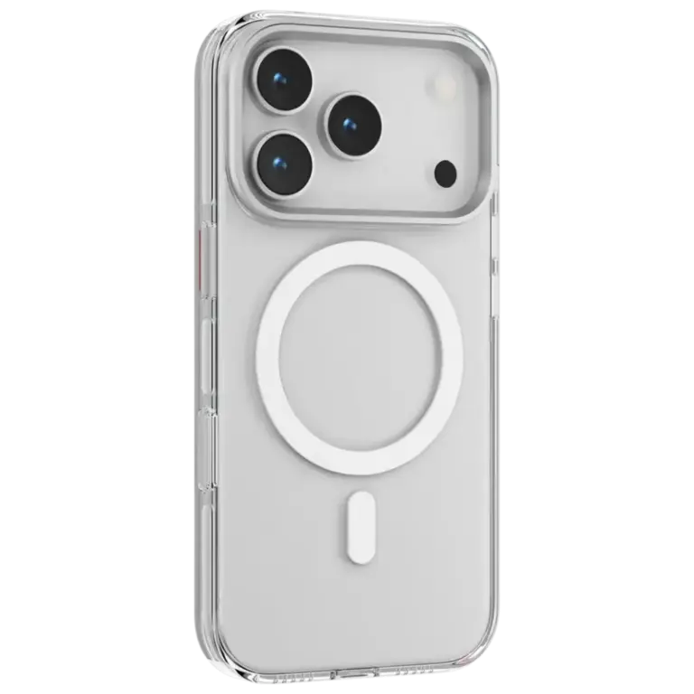 Levelo Allure PC Hard Case for iPhone 17 Pro/Pro Max - Transparent