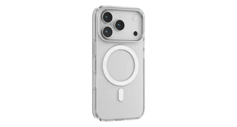 Levelo Allure PC Hard Case for iPhone 17 Pro/Pro Max - Transparent