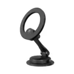 Levelo Aria MagSafe Car Phone Holder With Rotatable Base - Metallic Black
