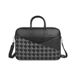 Levelo Belfort Saffiano Laptop Bag with LVL Signature Logo