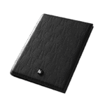 Levelo Bifold Genuine Leather With Debossed Logo Pocket Organizer