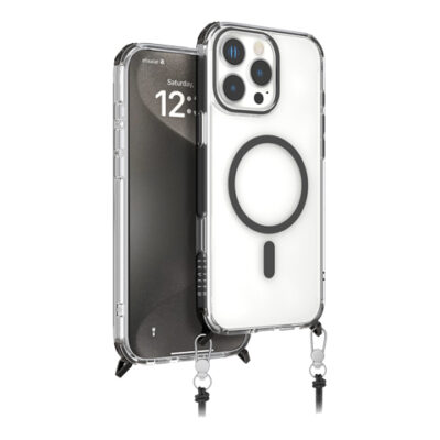 Levelo Celeste Magsafe Case With Crossbody Strap for iPhone 16 Pro Max / Pro