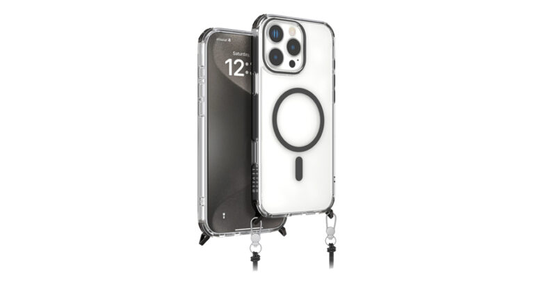 Levelo Celeste Magsafe Case With Crossbody Strap for iPhone 16 Pro Max / Pro