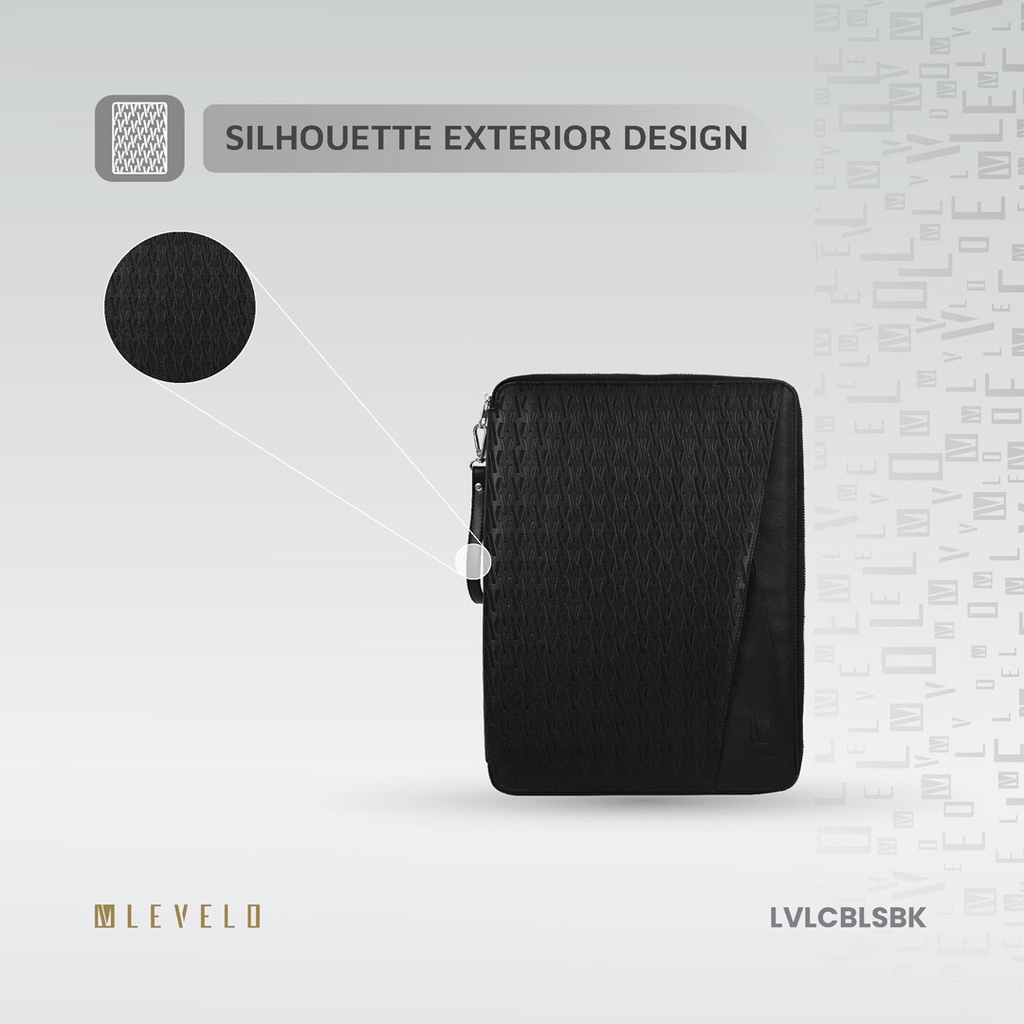 Levelo Cristallo Booktype Laptop Sleeve