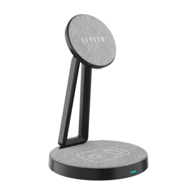 Levelo Dualflow 2 In 1 Magnetic Wireless Charging Stand
