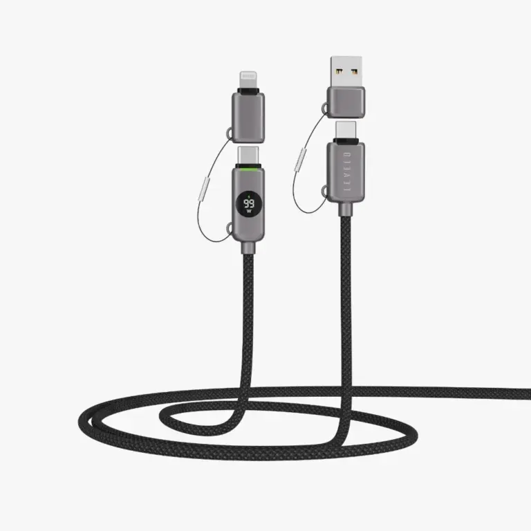 Levelo Edinburgh Smart Charge & Sync Cable 4-in-1 multi-functional