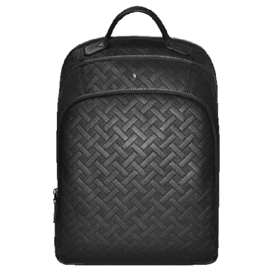 Levelo Gracia PU Leather Water Resistant Black Universal Backpack