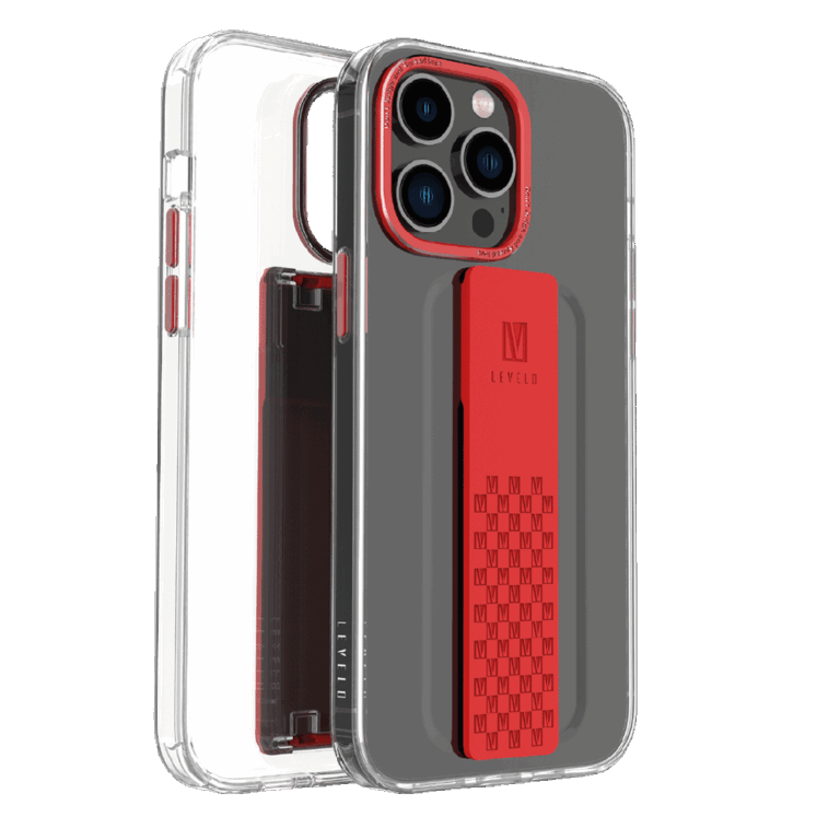 Levelo Graphia IMD Clear Case with Extra Grip For iPhone 14 Series