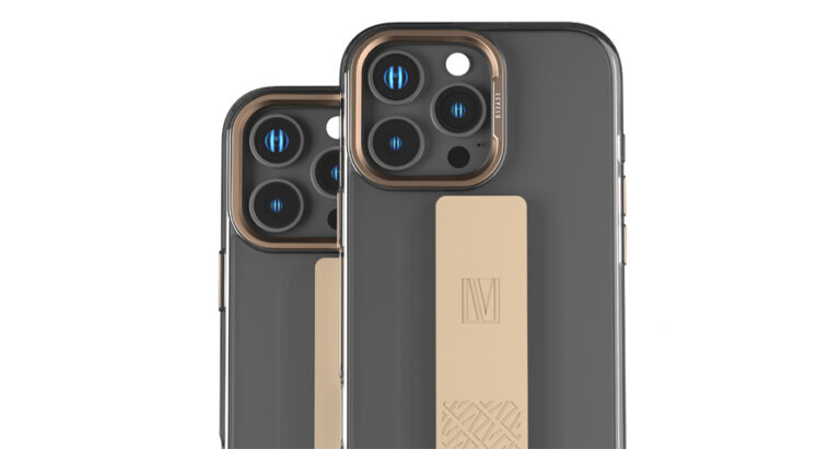 Levelo Graphia IMD Silicone Grip Case for iPhone 16 Pro Max / Pro - Rose Gold