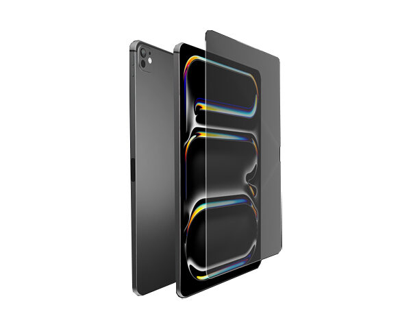 Levelo High Silicone Aluminum Glass Privacy Screen Protector for iPad 11" 2024 Series