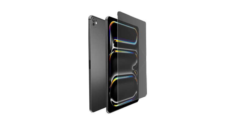 Levelo High Silicone Aluminum Glass Privacy Screen Protector for iPad 11" 2024 Series