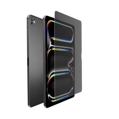 Levelo High Silicone Aluminum Glass Privacy Screen Protector for iPad 13" 2024 Series