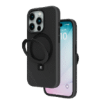 Levelo Iris Pro Metal Kickstand Liquid Silicone Case for iPhone 15 Series