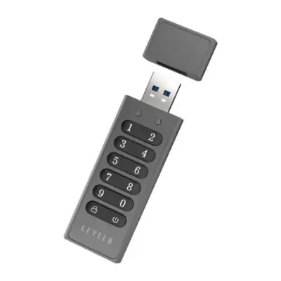 Levelo Lockvault Digital 128GB Encrypted USB Flash Drive