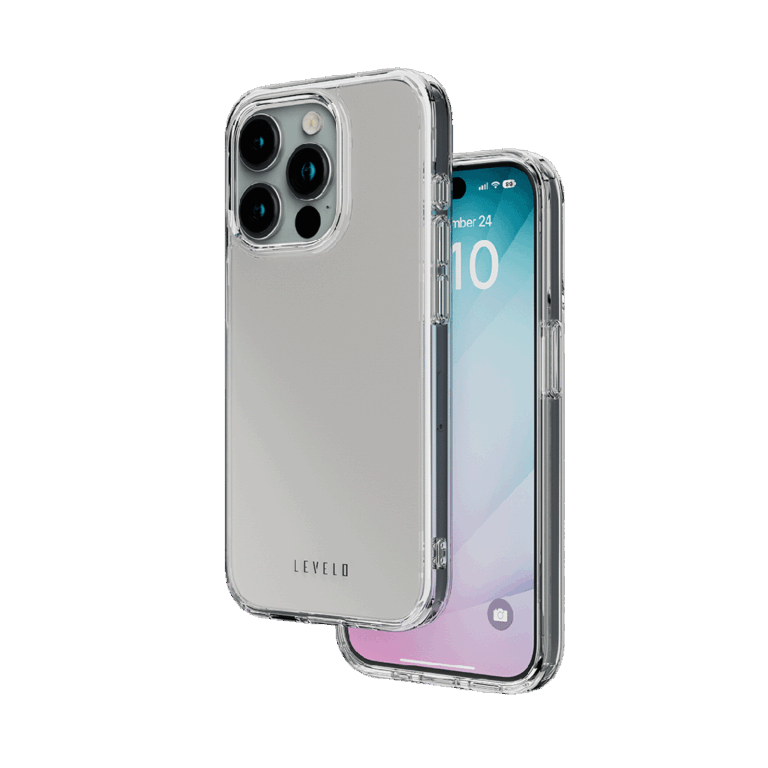 Levelo Lucu 3H Anti-Scratch TPU + PC Clear Case for iPhone 15 Series