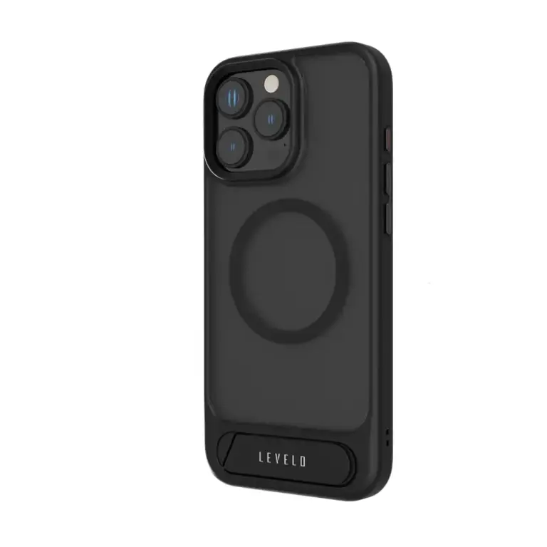 Levelo Matteo Case with Bottom Stand Grip for iPhone 16 ProMax / Pro
