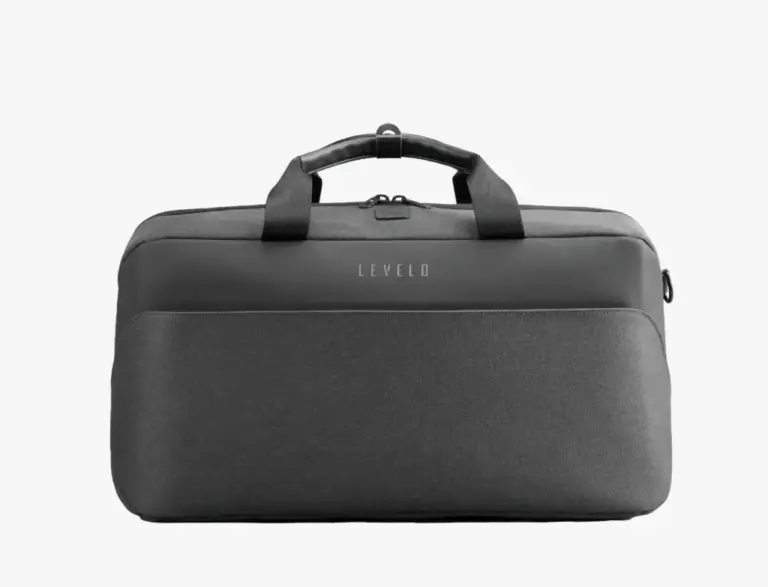 Levelo Melle Polyster Travel Duffle Bag With USB Charging Port