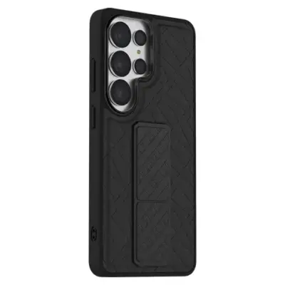 Levelo Morphix Cuero Grip Stand Case for S26 Ultra