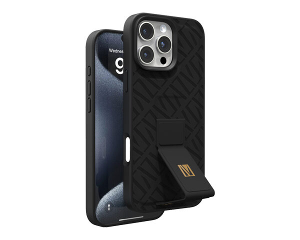 Levelo Morphix Cuero Gripstand Case for iPhone 16 ProMax / Pro