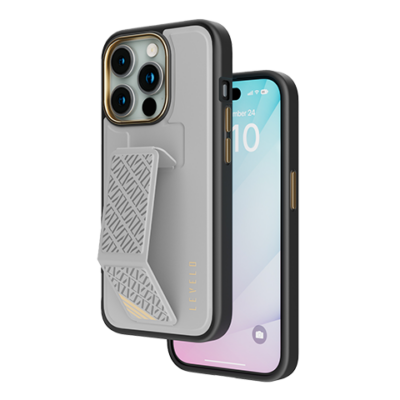 Gadget Pulse Kenya 60 Levelo Morphix Cuero Gripstand Case For iPhone 15 Series