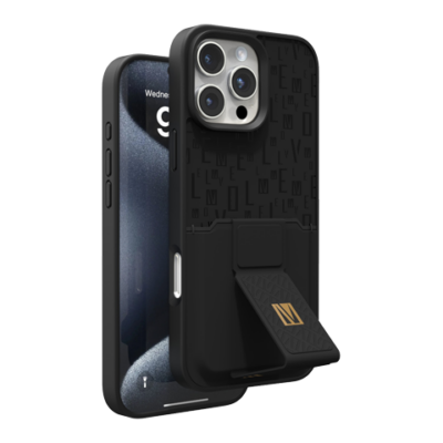 Levelo Morphix Gripstand Case With Cardholder For iPhone 16 Pro Max / 16 Pro