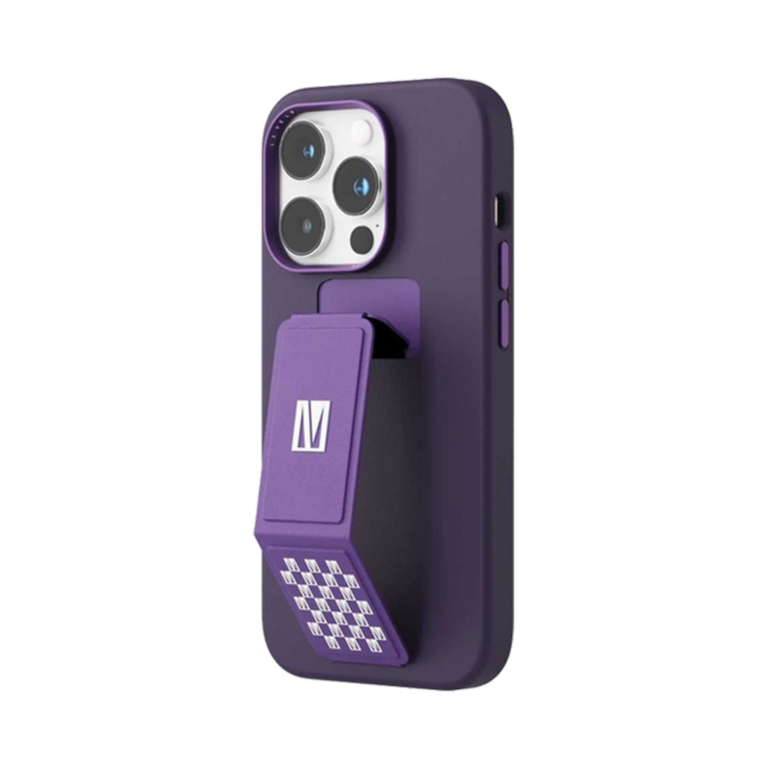 Levelo Morphix Silicone Case With Leather Grip iPhone 14 Pro