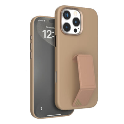 Levelo Morphix Silicone Case With Leather Grip for iPhone 16 Pro Max / Pro