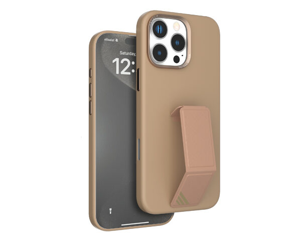 Levelo Morphix Silicone Case With Leather Grip for iPhone 16 Pro Max / Pro