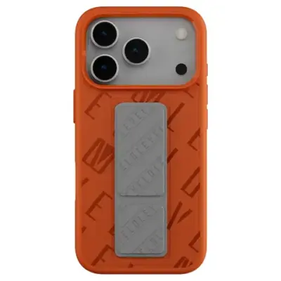 Levelo Morphix Vallo Faux Leather Gripstand Case for iPhone 17 Pro/Pro Max