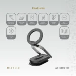 Levelo Nero MagSafe Car Holder & Selfie Stick