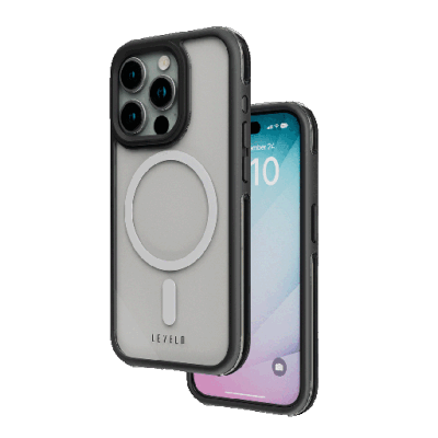Levelo Nuru 3H Anti-Scratch MagSafe Clear Case for iPhone 15 Series