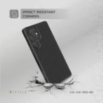 Levelo OX Carbon Case for Samsung S25 Ultra
