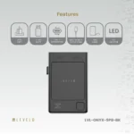Levelo Onyx Portable 5000mAh 3 in 1 Cardholder Power Bank