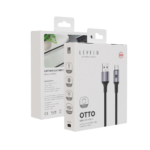 Levelo Otto USB A to C 18W Leather Cable