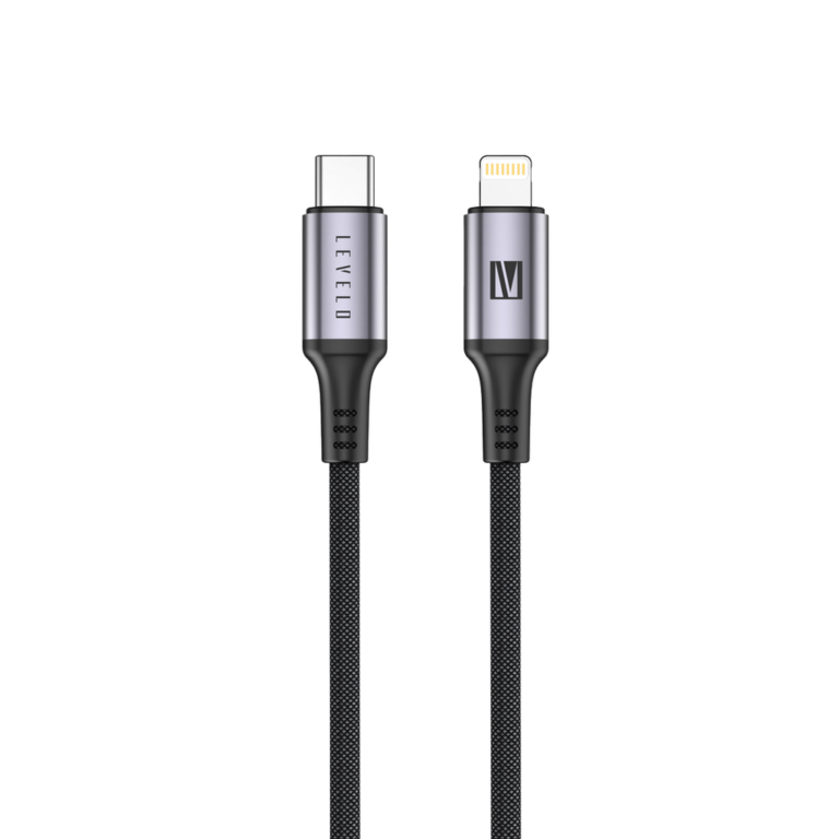 Levelo Otto USB C to Lightning 30W Leather Cable