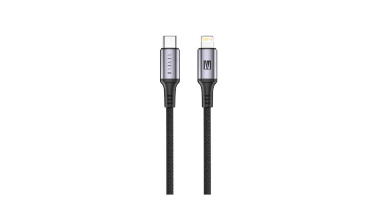 Levelo Otto USB C to Lightning 30W Leather Cable