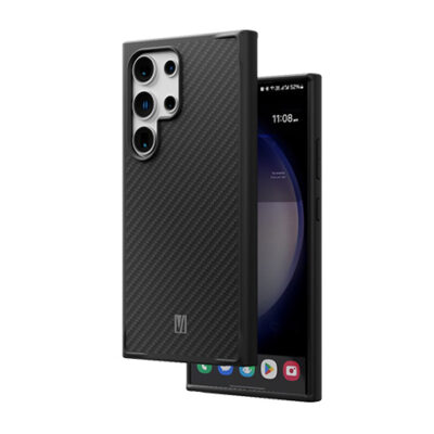 Levelo Ox Carbon Case For Samsung S24 Ultra - Carbon Black