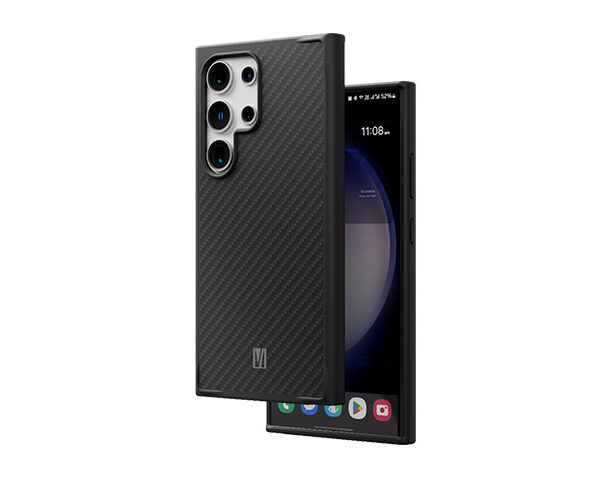 Levelo Ox Carbon Case For Samsung S24 Ultra - Carbon Black