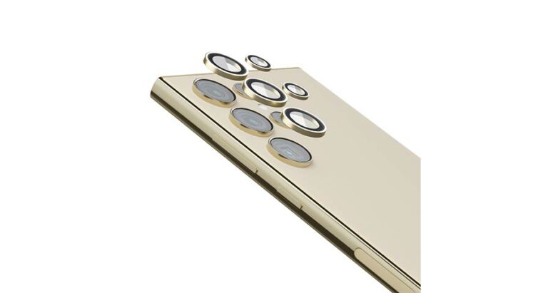 Levelo Quint Camera Lens For Samsung S24 Ultra - Titanium Gold