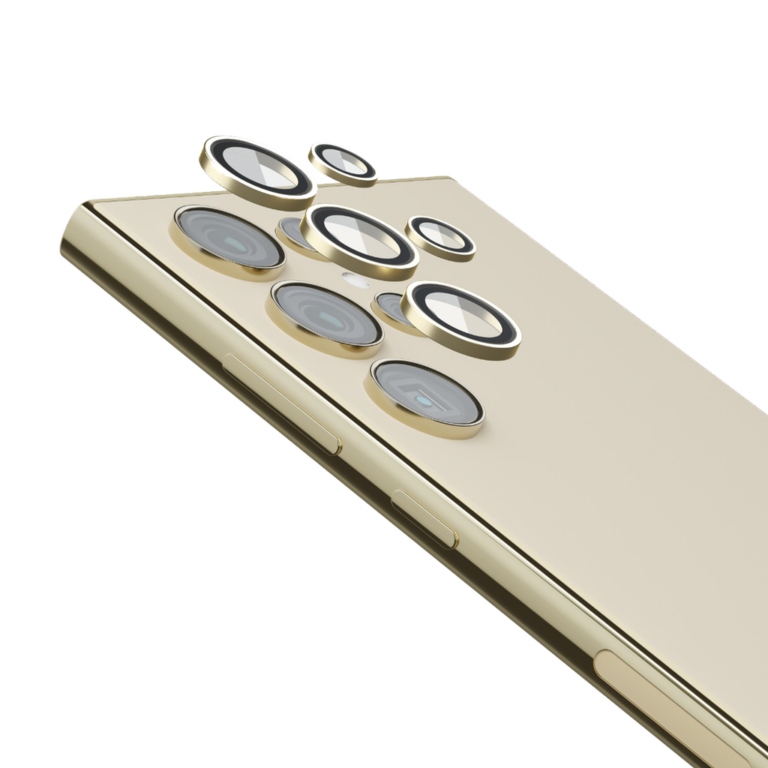 Levelo Quint Camera Lens For Samsung S24 Ultra - Titanium Gold