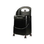 Levelo RoamRide 22" Travel Luggage With Child Seat - Metallic Black