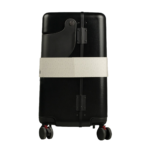 Levelo RoamRide 22" Travel Luggage With Child Seat - Metallic Black