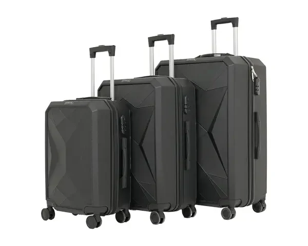 Levelo Romeo ABS Set of 3 Travel Luggage 20"/24"/28"