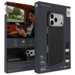 Levelo Sergei 1500D Aramid Fiber Case for iPhone 17 Pro/Pro Max